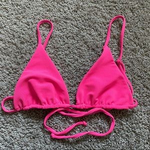 Skatie Swim Ella Neon Pink Bikini Top